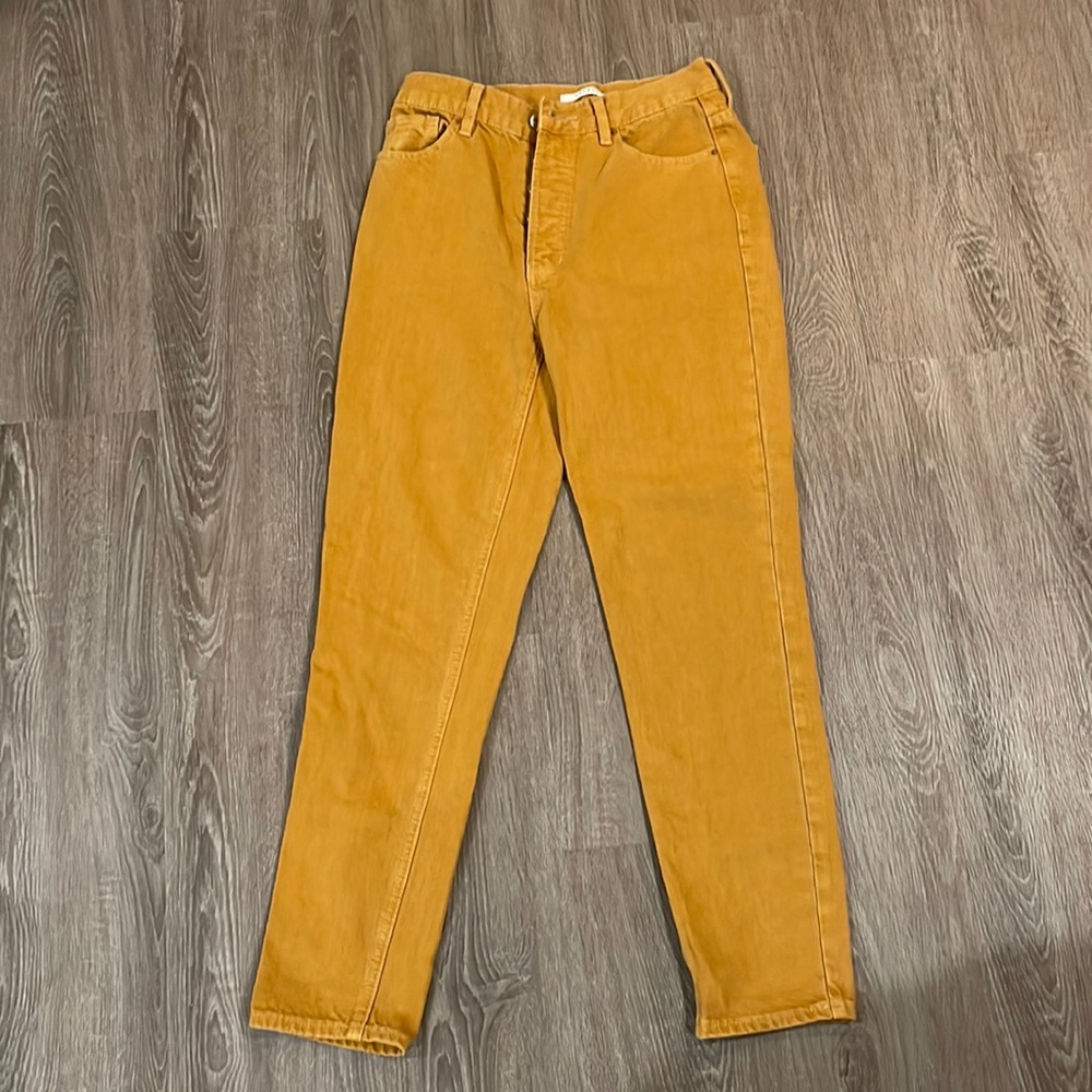 Yellow Ultra High Rise Slim Jeans